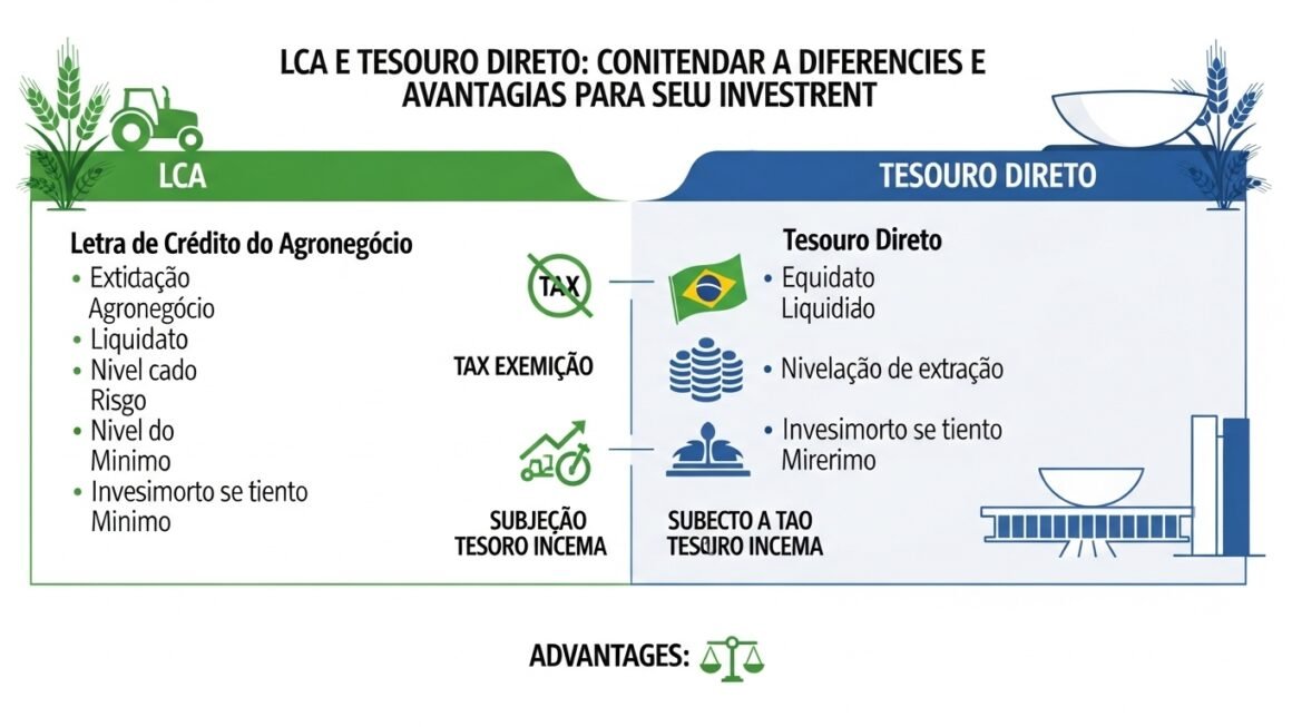 LCA e Tesouro Direto: Entenda as Diferenças e Vantagens para o Seu Investimento