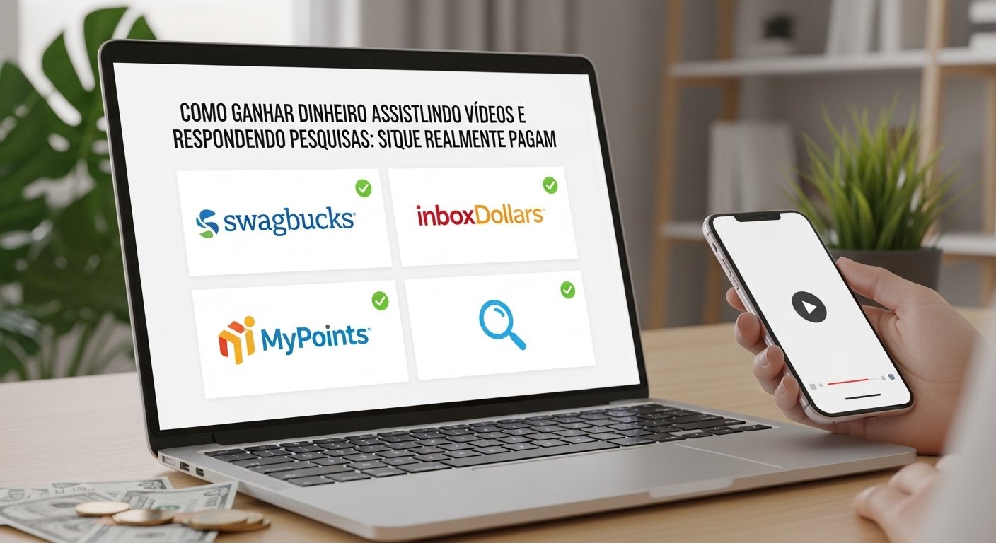Como Ganhar Dinheiro Assistindo Vídeos e Respondendo Pesquisas: Sites Que Realmente Pagam