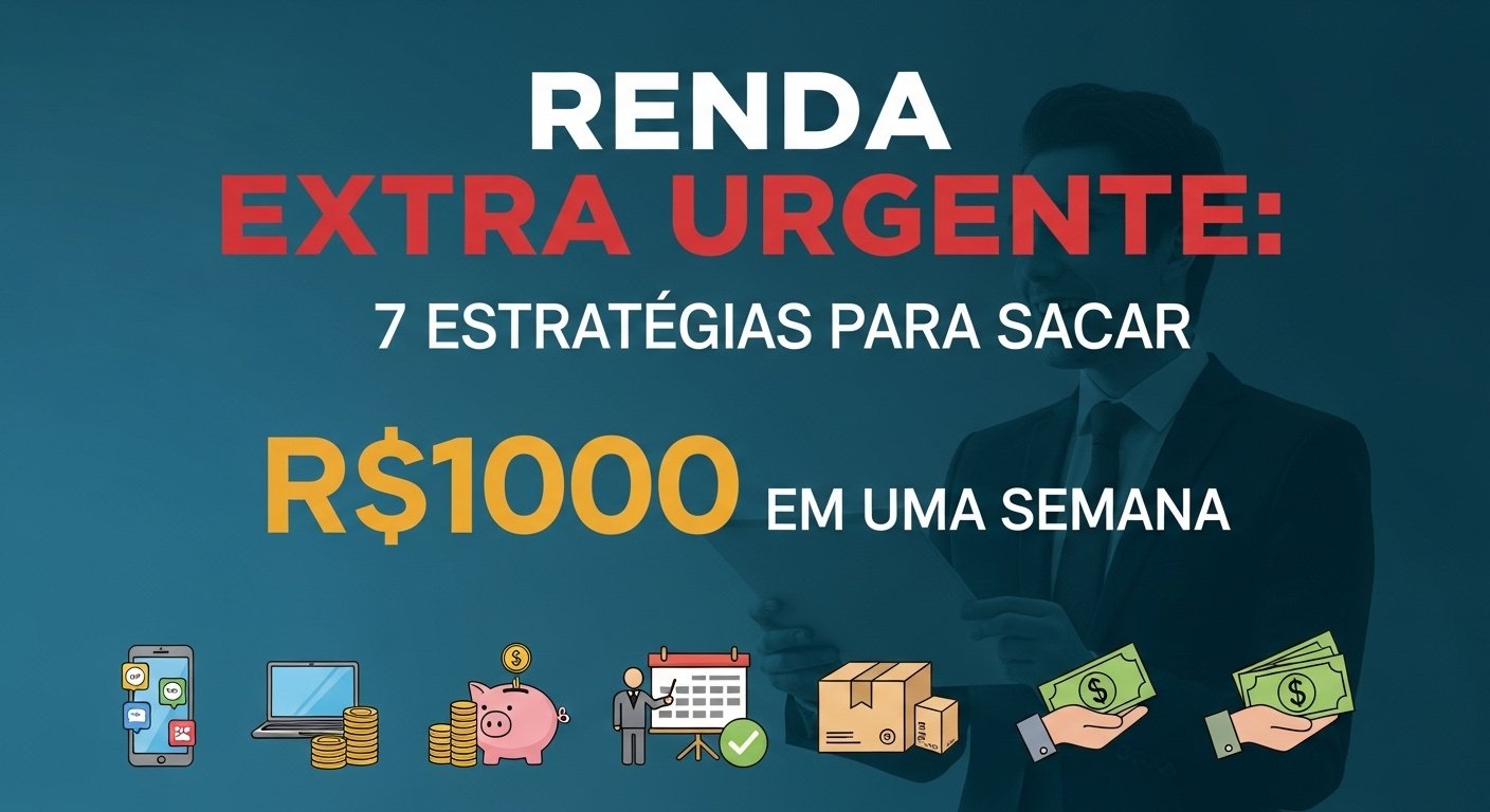 Renda Extra Urgente: 7 Estratégias Para Levantar 1000 Reais em uma Semana