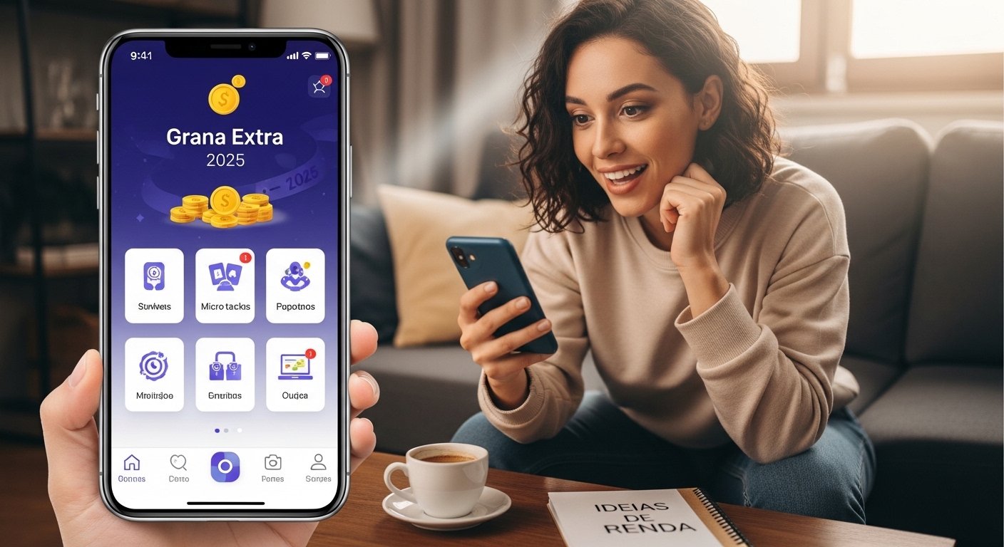 Melhores Aplicativos de Renda Extra: Ganhe Dinheiro pelo Celular em 2025
