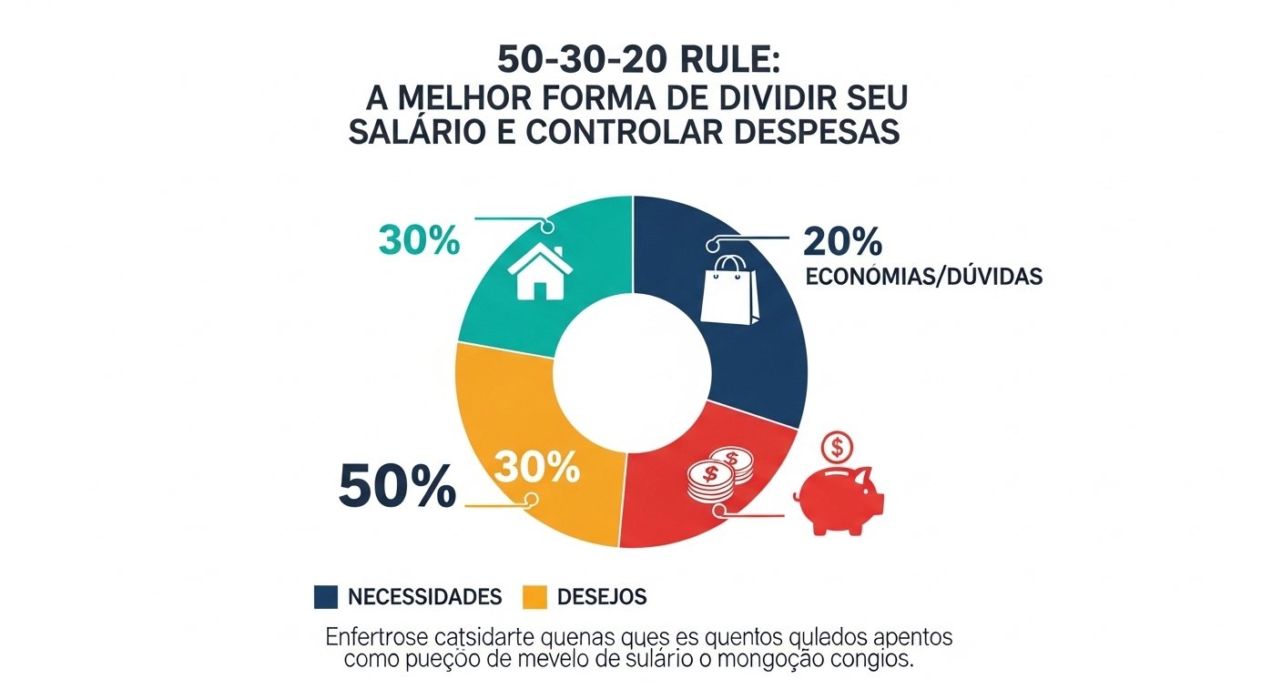 Regra 50-30-20: A Melhor Forma de Dividir Seu Salário e Controlar Gastos