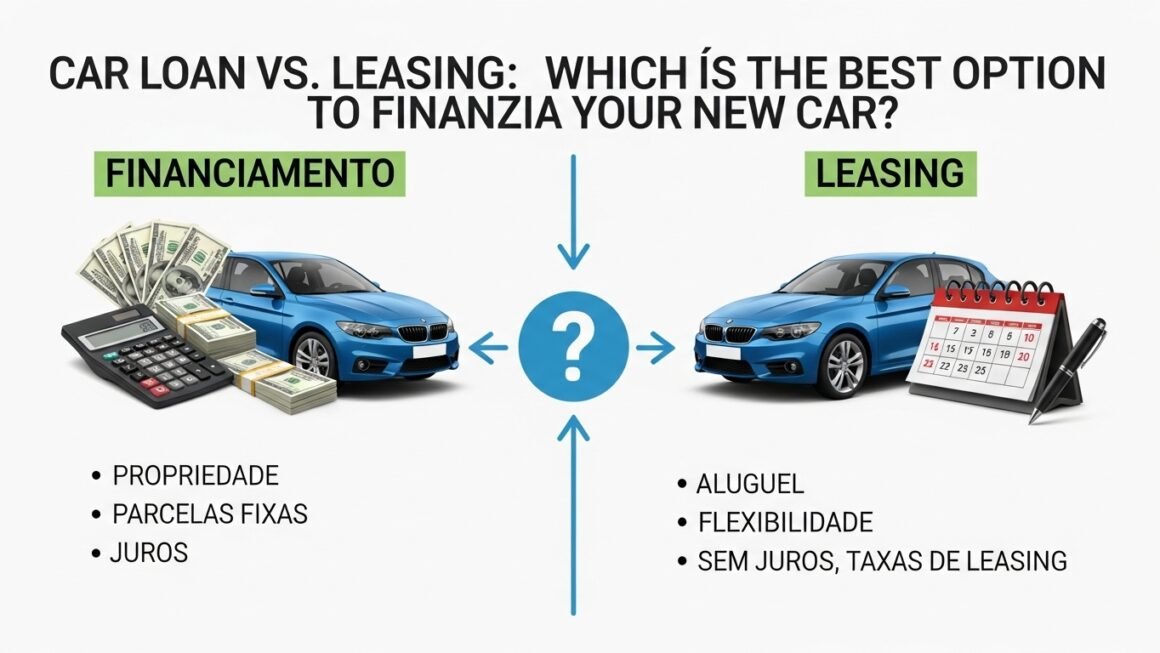 Crédito Automóvel vs Leasing: Qual a Melhor Opção para Financiar Seu Carro Novo?