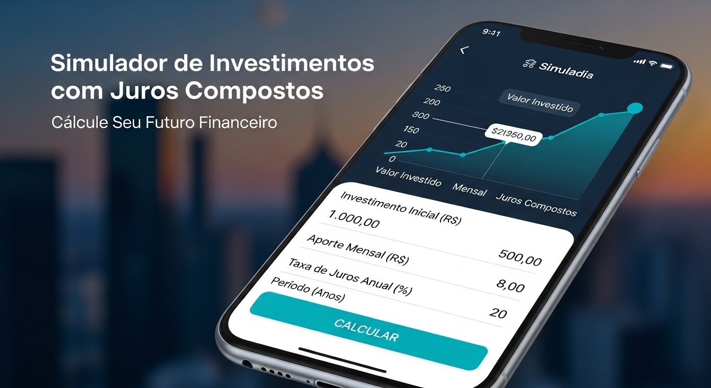 Simulador de Investimentos com Juros Compostos: Calcule seu Futuro Financeiro