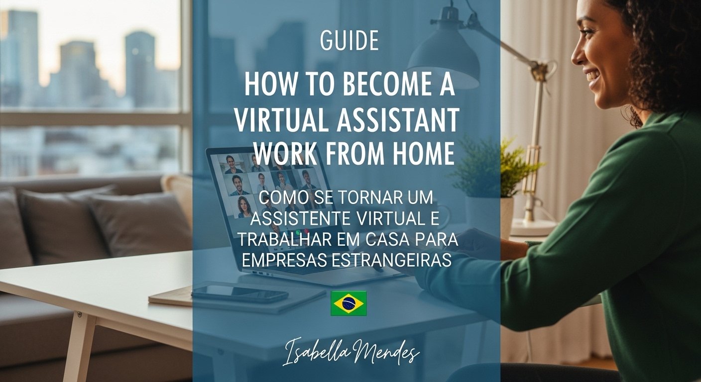 Como Ser Assistente Virtual e Trabalhar de Home Office para Empresas Estrangeiras