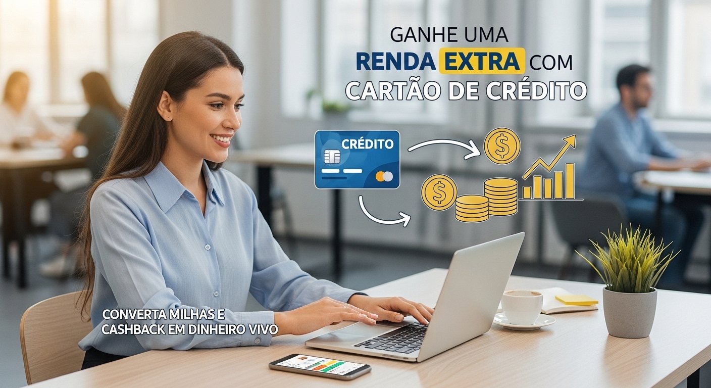 Renda Extra com Cartão de Crédito: Converta Milhas e Cashback em Dinheiro Vivo
