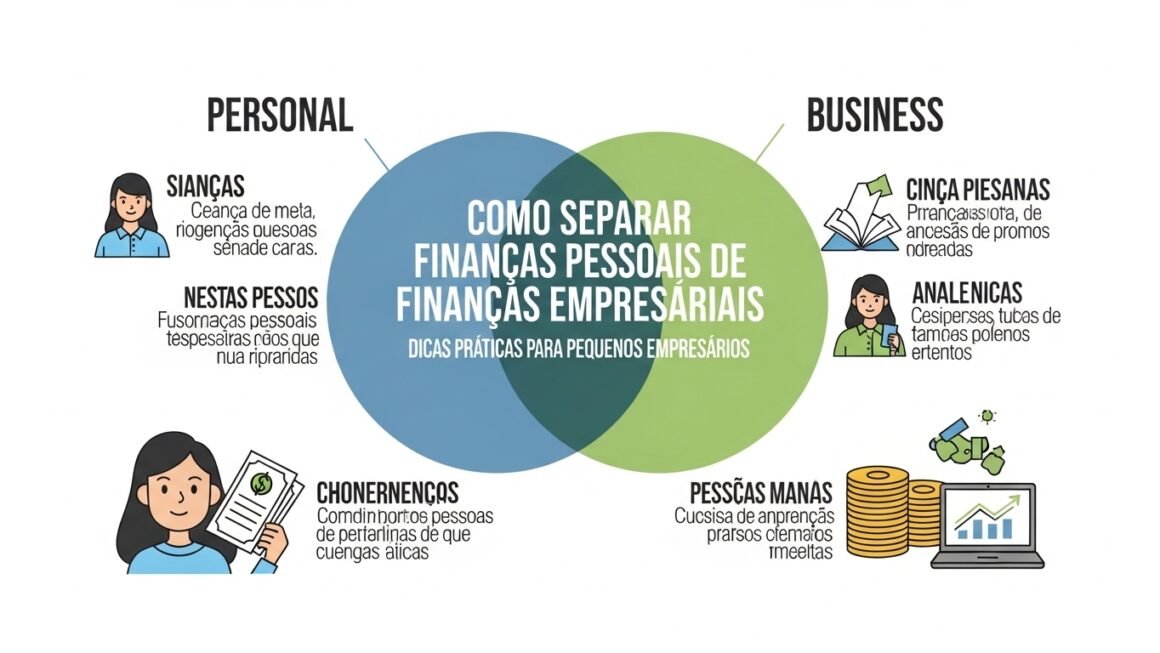 Como Separar Finanças Pessoais da Empresa: Dicas Práticas para Pequenos Empreendedores