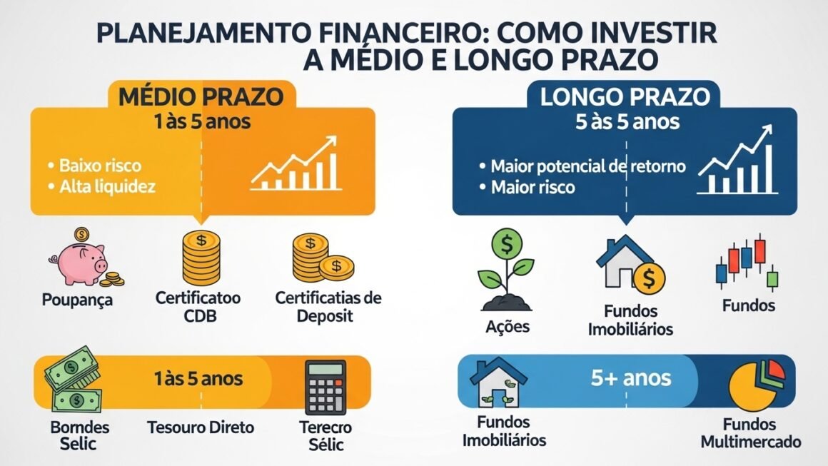 Planejamento Financeiro: Como Investir no Médio e Longo Prazo