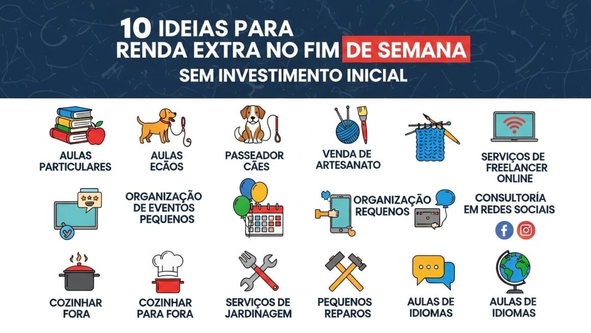 10 Ideias de Renda Extra para o Final de Semana Sem Investimento Inicial