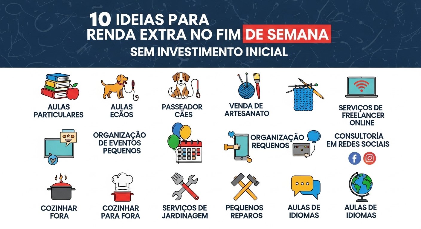 10 Ideias de Renda Extra para o Final de Semana Sem Investimento Inicial