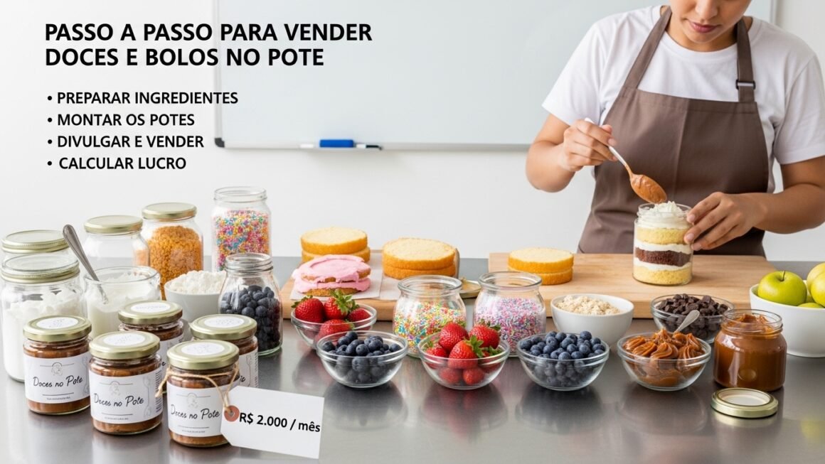 Como Vender Doces e Bolo de Pote: Passo a Passo para Faturar R$ 2.000 por Mês