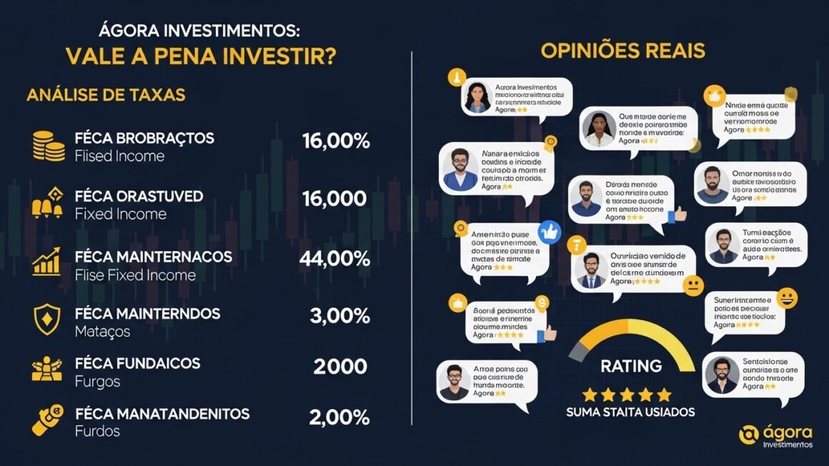 Vale a Pena Investir pela Ágora Investimentos? Análise de Taxas e Opiniões Reais
