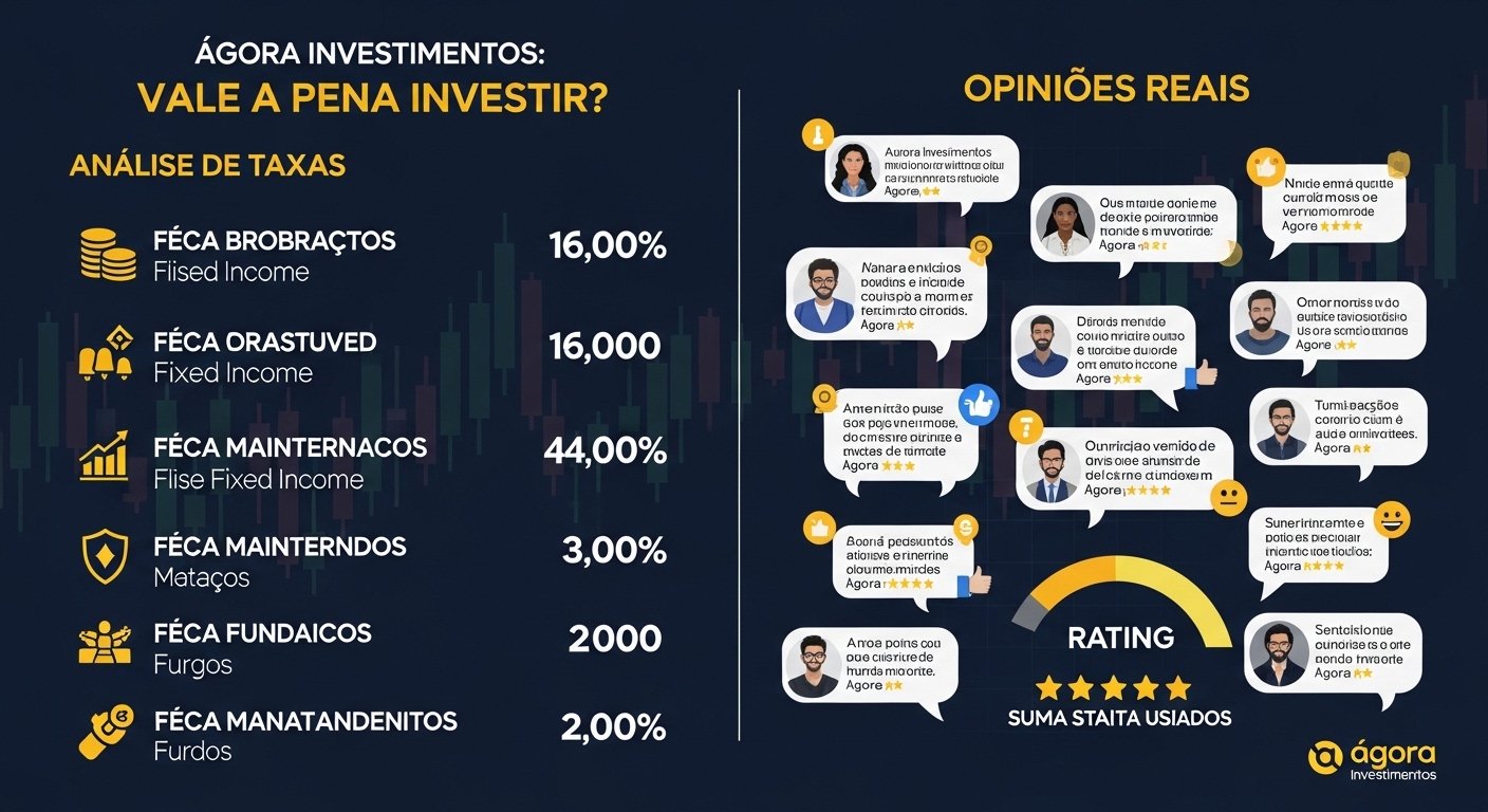 Vale a Pena Investir pela Ágora Investimentos? Análise de Taxas e Opiniões Reais