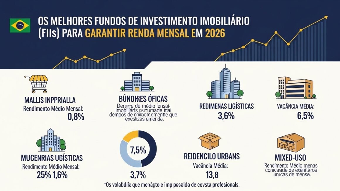 Os Melhores Fundos Imobiliários (FIIs) Para Garantir Renda Mensal em 2026
