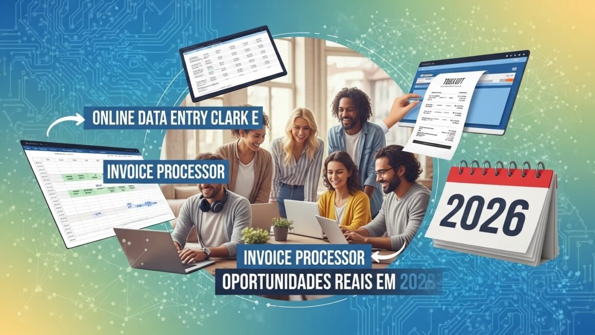 Trabalho como Digitador Online e Lançador de Notas Fiscais: Oportunidades Reais em 2026