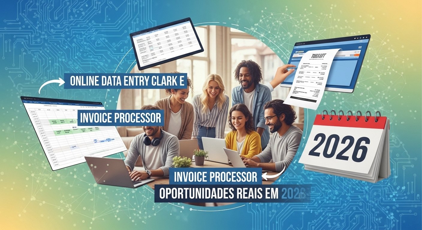 Trabalho como Digitador Online e Lançador de Notas Fiscais: Oportunidades Reais em 2026