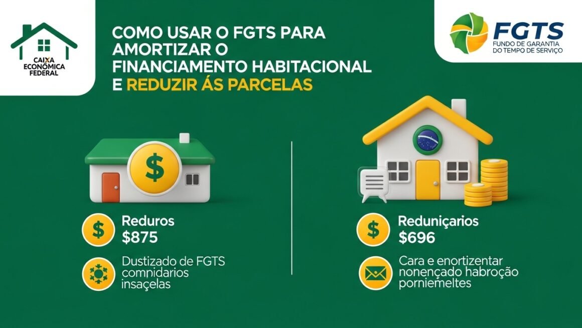 Como Usar o FGTS para Amortizar o Financiamento da Casa Própria e Reduzir Parcelas