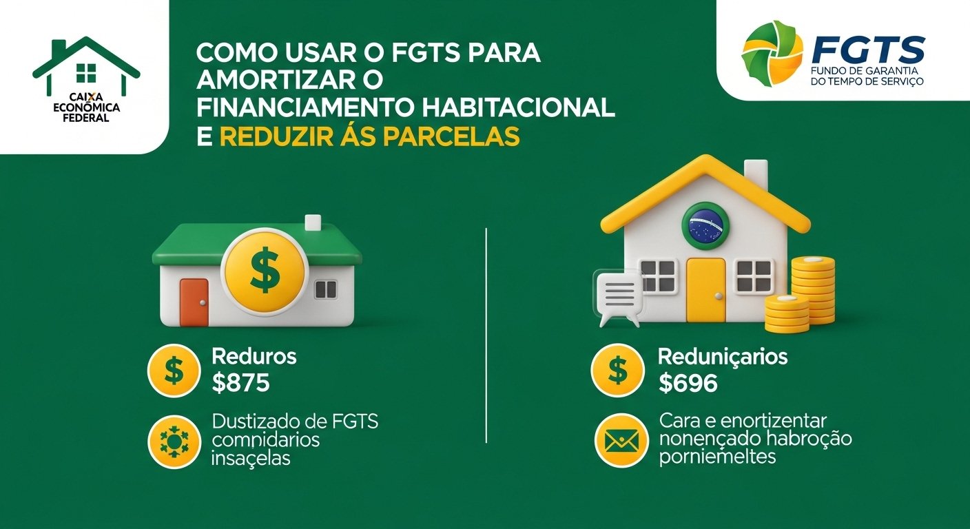 Como Usar o FGTS para Amortizar o Financiamento da Casa Própria e Reduzir Parcelas