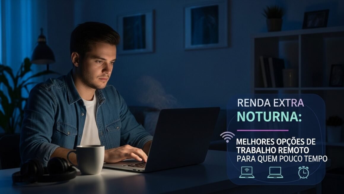 Renda Extra Noturna: Melhores Opções de Trabalho Remoto para Quem Tem Pouco Tempo