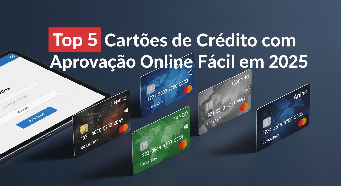 Top 5 Cartões de Crédito de Fácil Aprovação pela Internet em 2025