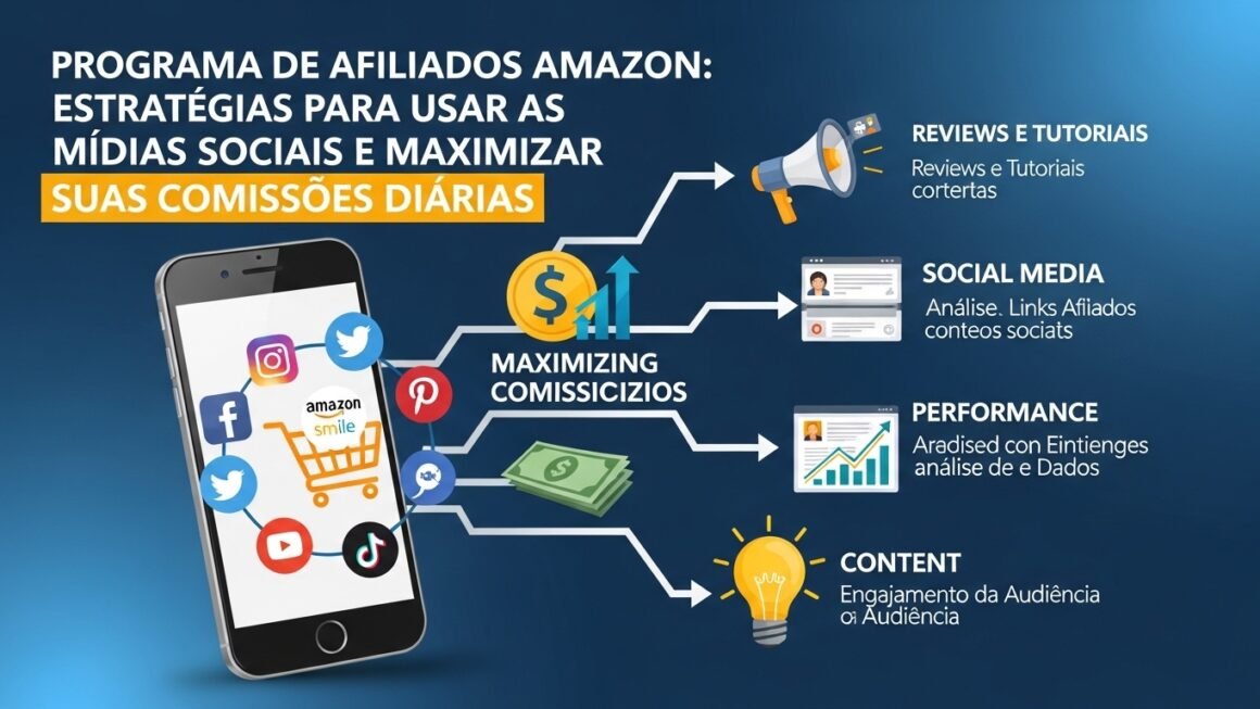 Programa de Afiliados Amazon: Estratégias para Utilizar Redes Sociais e Maximizar Suas Comissões Diárias