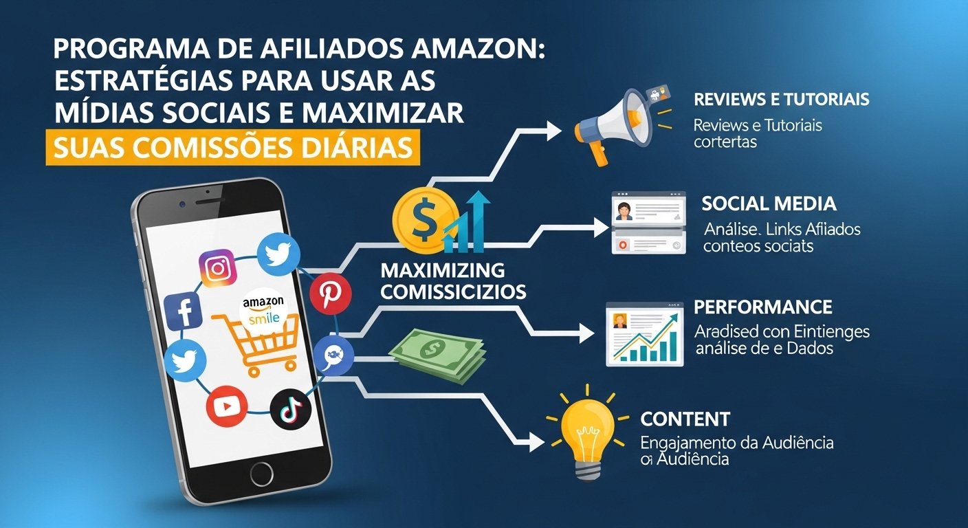 Programa de Afiliados Amazon: Estratégias para Utilizar Redes Sociais e Maximizar Suas Comissões Diárias