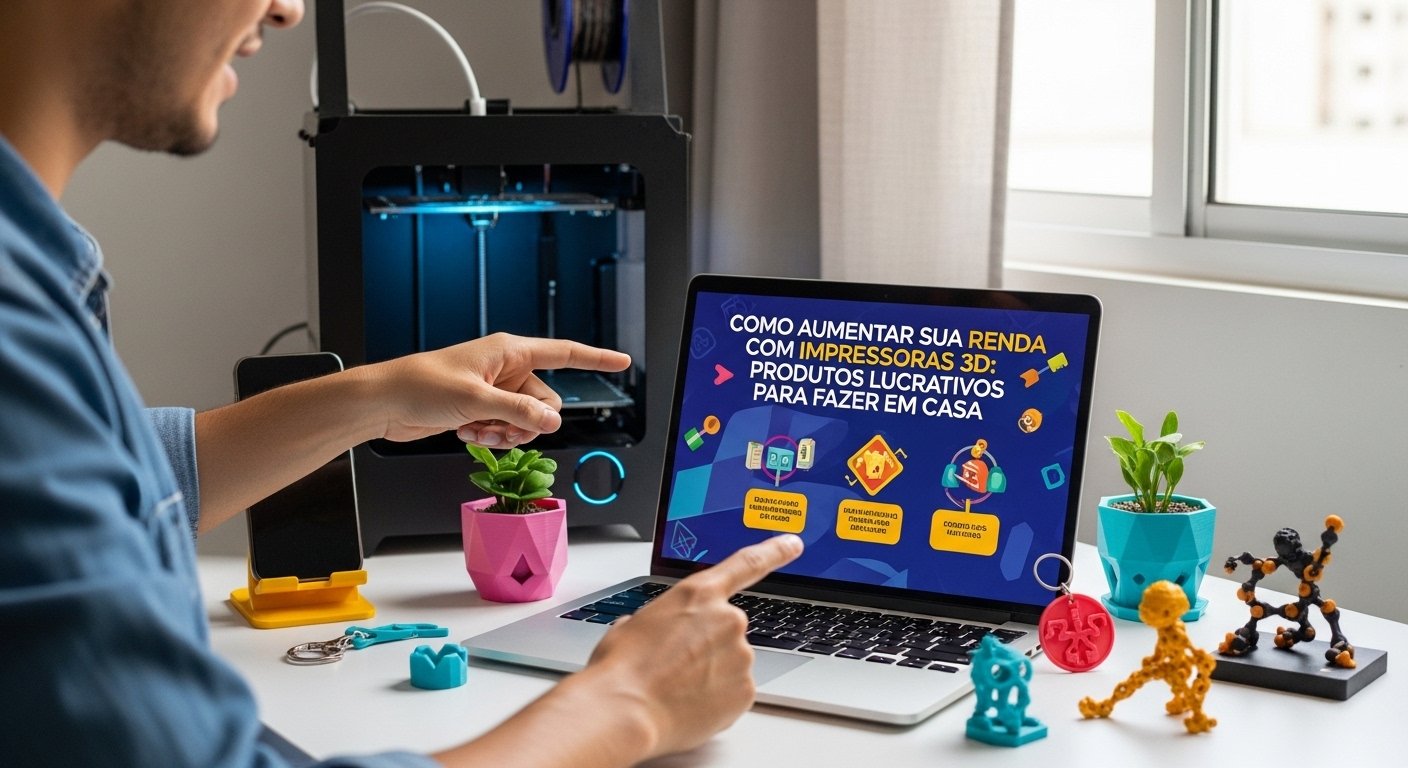 Como Aumentar sua Renda com Impressoras 3D: Produtos Lucrativos para Fazer em Casa