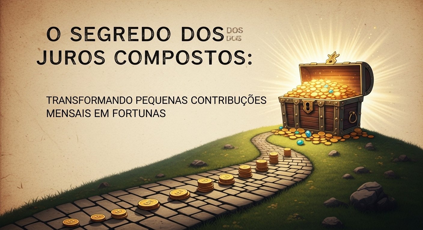 O Segredo dos Juros Compostos: Transformando Pequenos Aportes Mensais em Fortunas