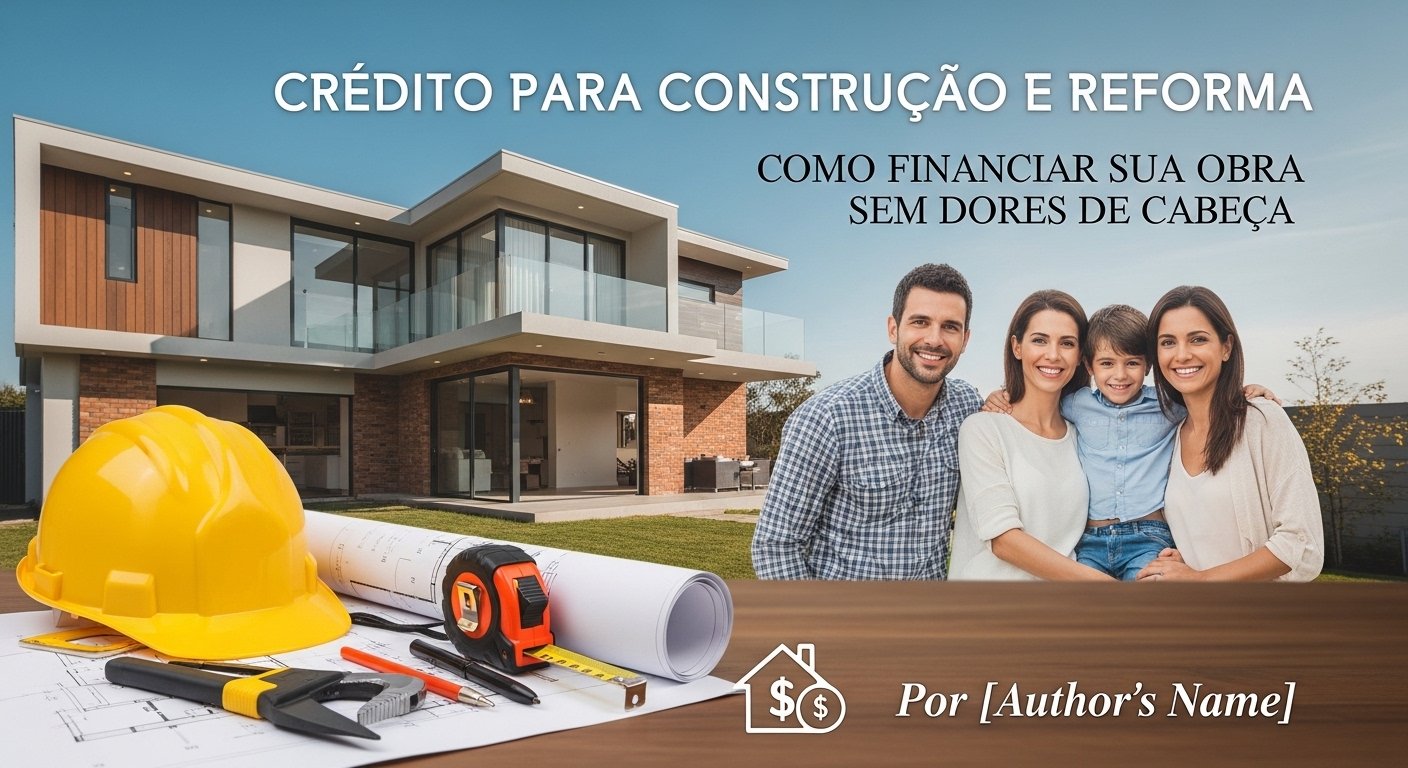Crédito para Obras e Reformas: Como Financiar a Construção da Sua Casa Sem Dor de Cabeça