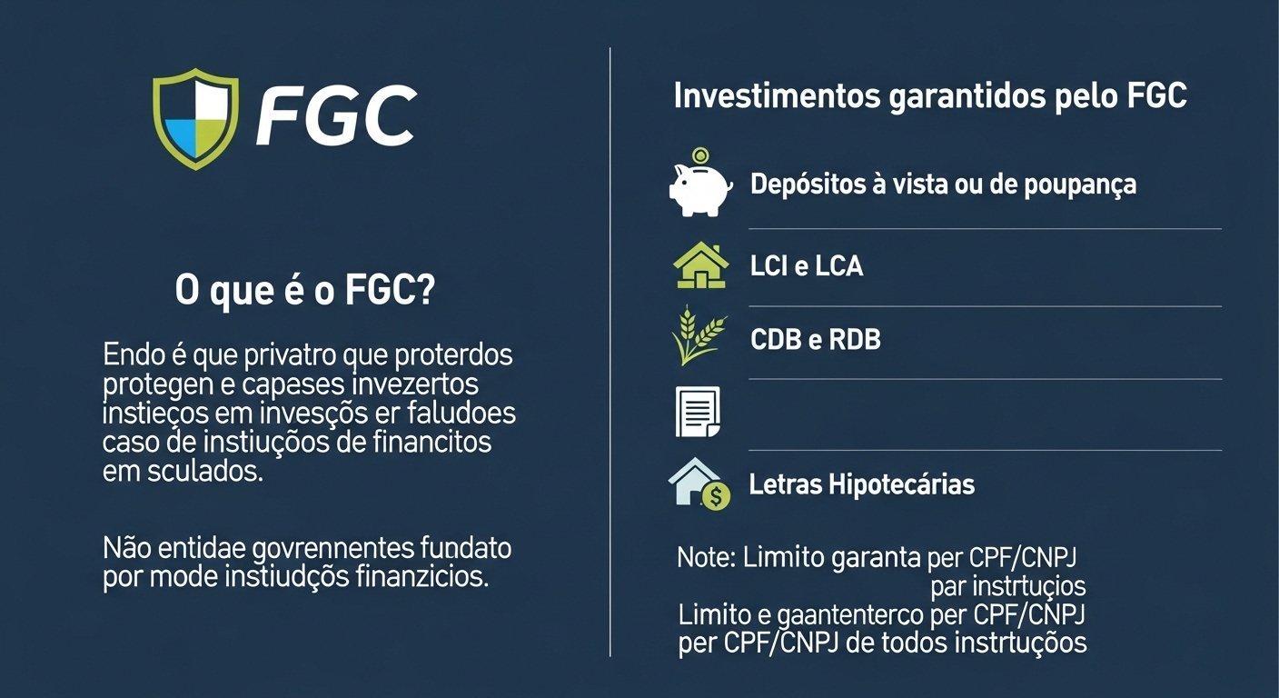 O que é o FGC e quais investimentos estão garantidos pelo Fundo Garantidor de Créditos?