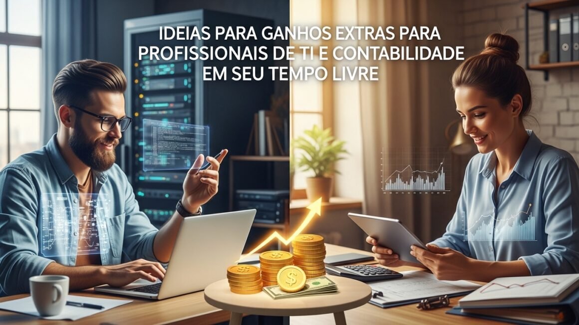 Ideias de Renda Extra para Profissionais de TI e Contabilidade nas Horas Vagas