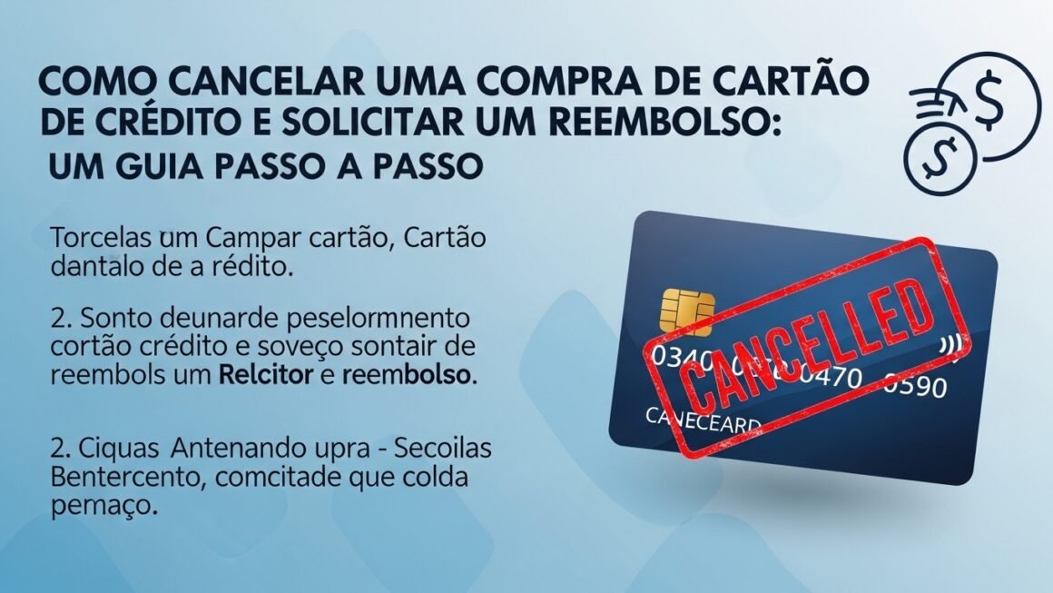 Como Cancelar uma Compra no Cartão de Crédito e Pedir Estorno: Um Guia Passo a Passo
