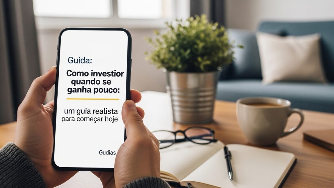 Como investir ganhando pouco: um guia realista para começar hoje