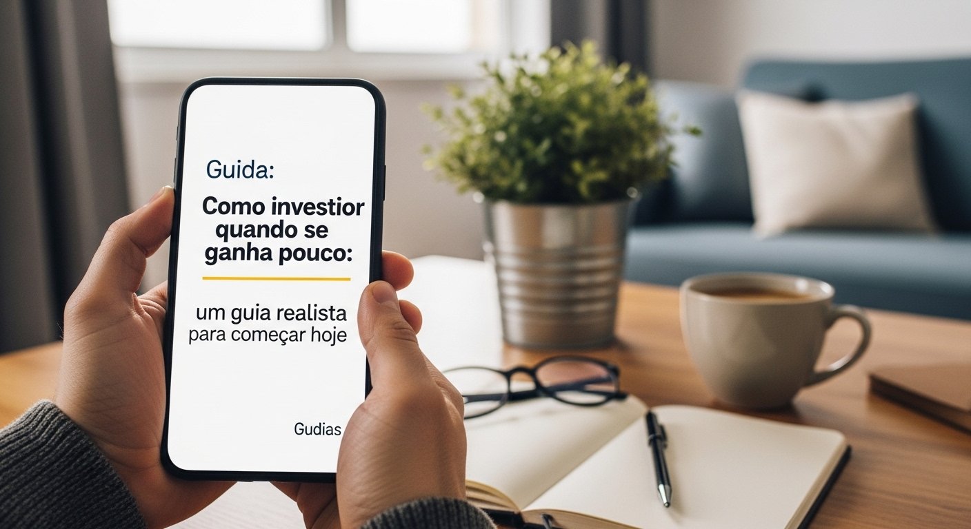Como investir ganhando pouco: um guia realista para começar hoje
