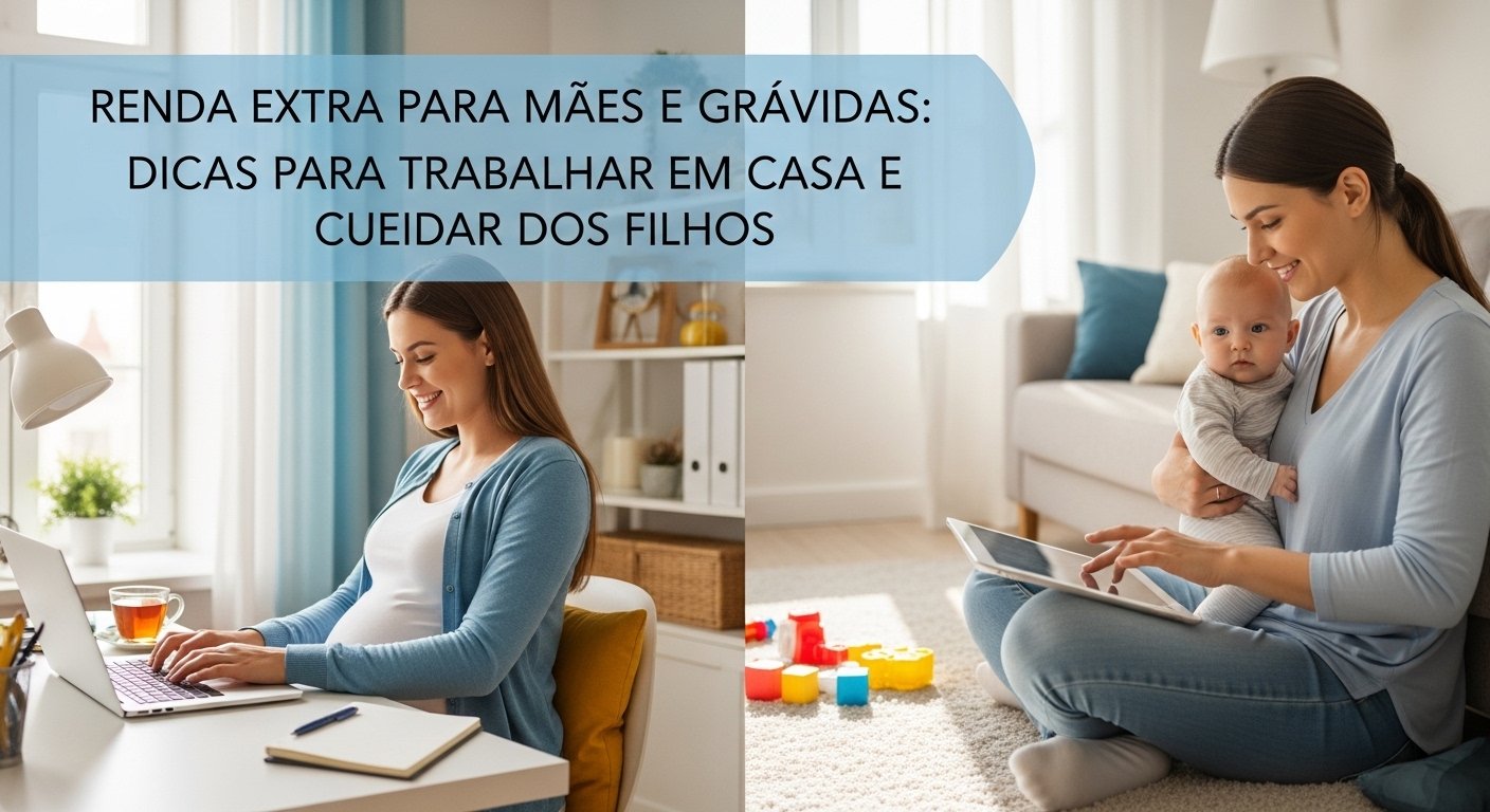 Renda Extra para Mães e Gestantes: Dicas de Trabalho em Casa e Cuidado Infantil