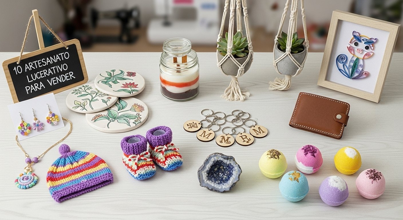 Artesanato para Vender: 10 Produtos Lucrativos para Empreendedores Criativos