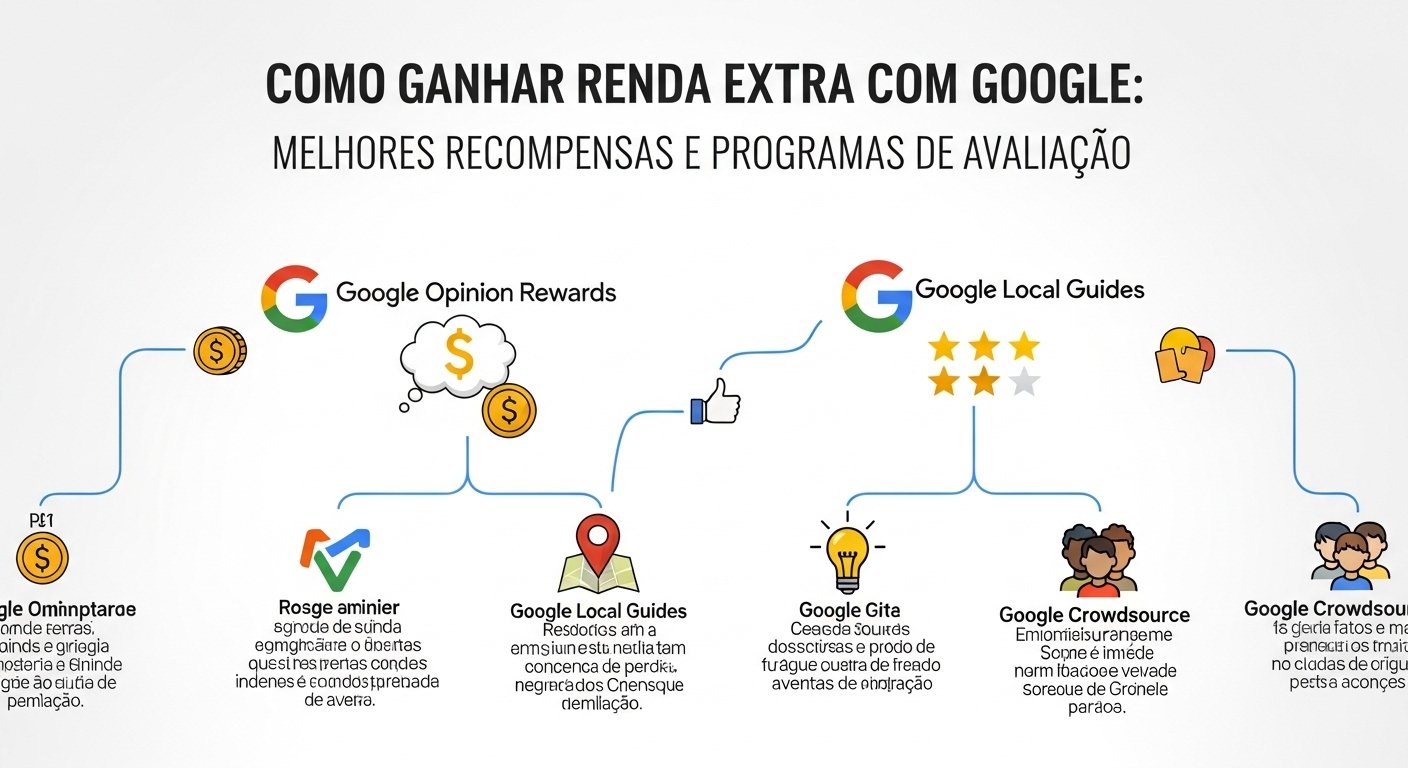 Como Conseguir Renda Extra com o Google: Melhores Programas de Recompensas e Avaliações