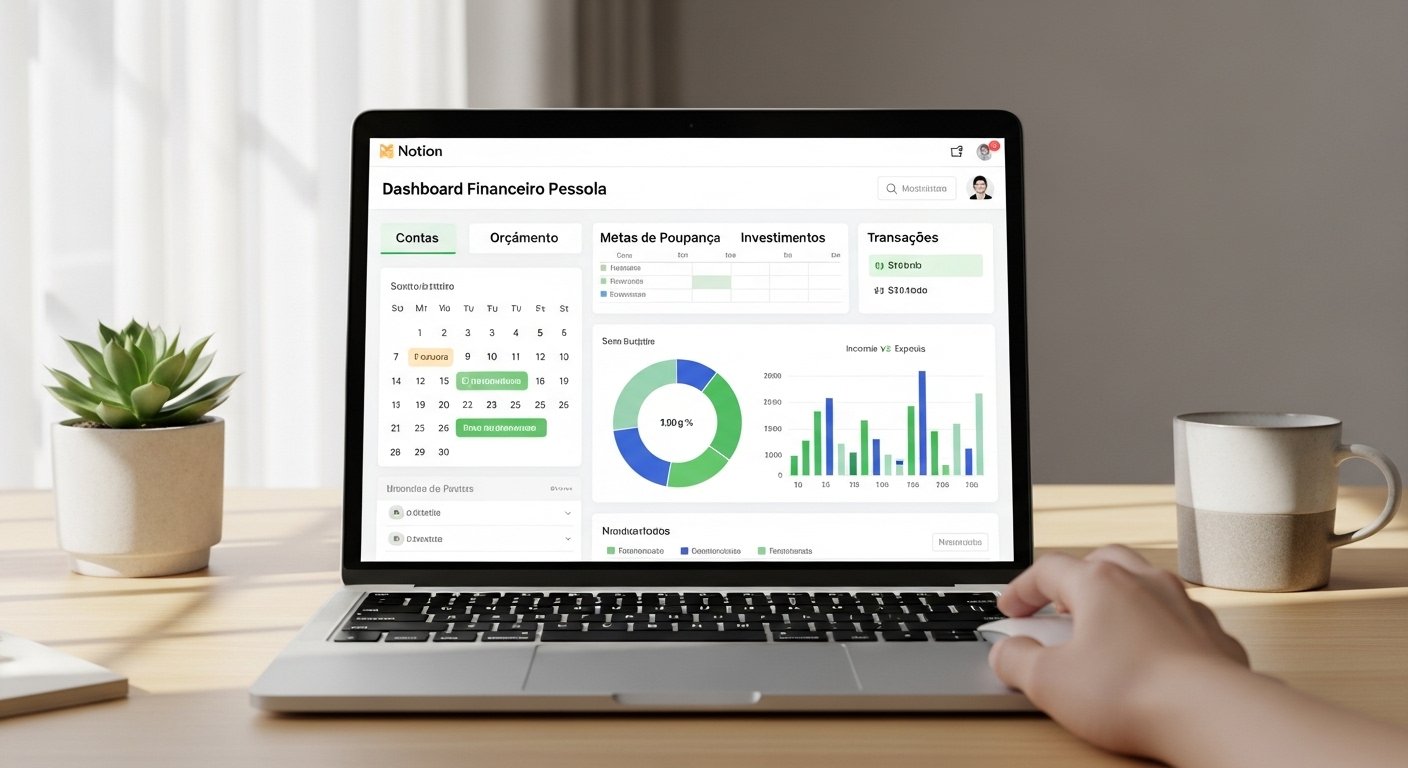Template de Finanças Pessoais no Notion: Organize Sua Vida Financeira em um Só Lugar