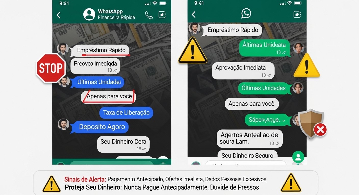 Golpe do Empréstimo Falso no WhatsApp: Como Identificar Sinais de Alerta e Proteger Seu Dinheiro
