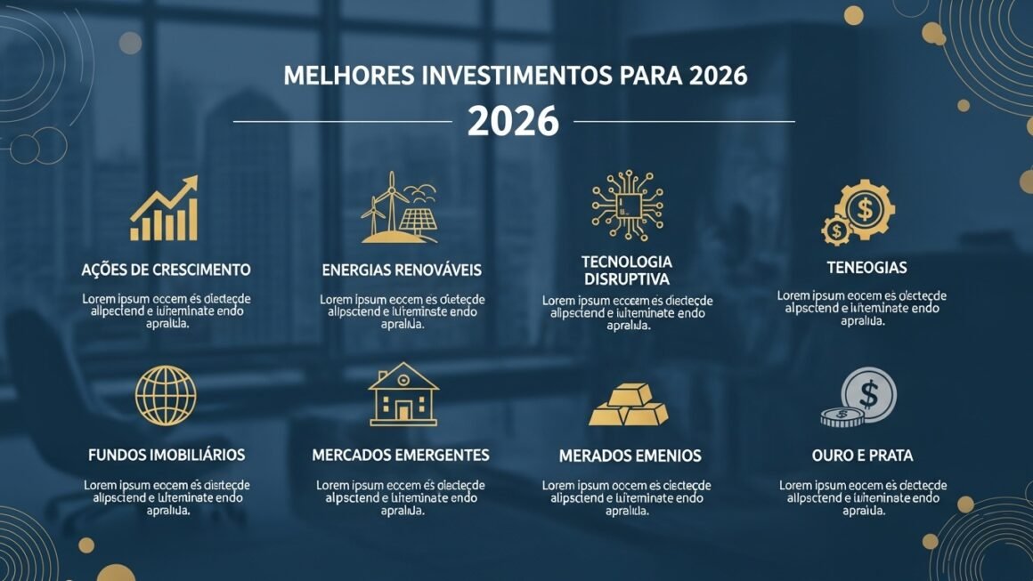 Melhores investimentos para 2026: onde aplicar seu dinheiro com segurança e inteligência