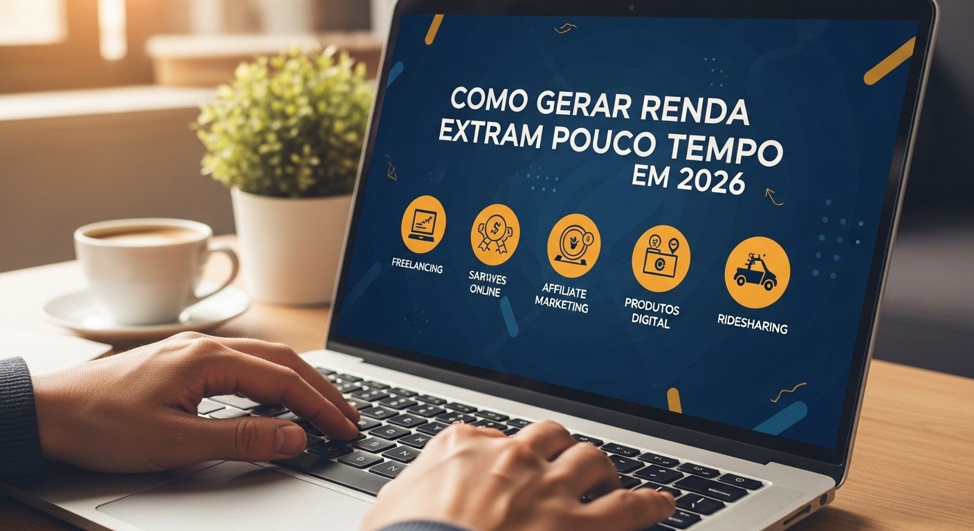 Como fazer renda extra mesmo com pouco tempo em 2026