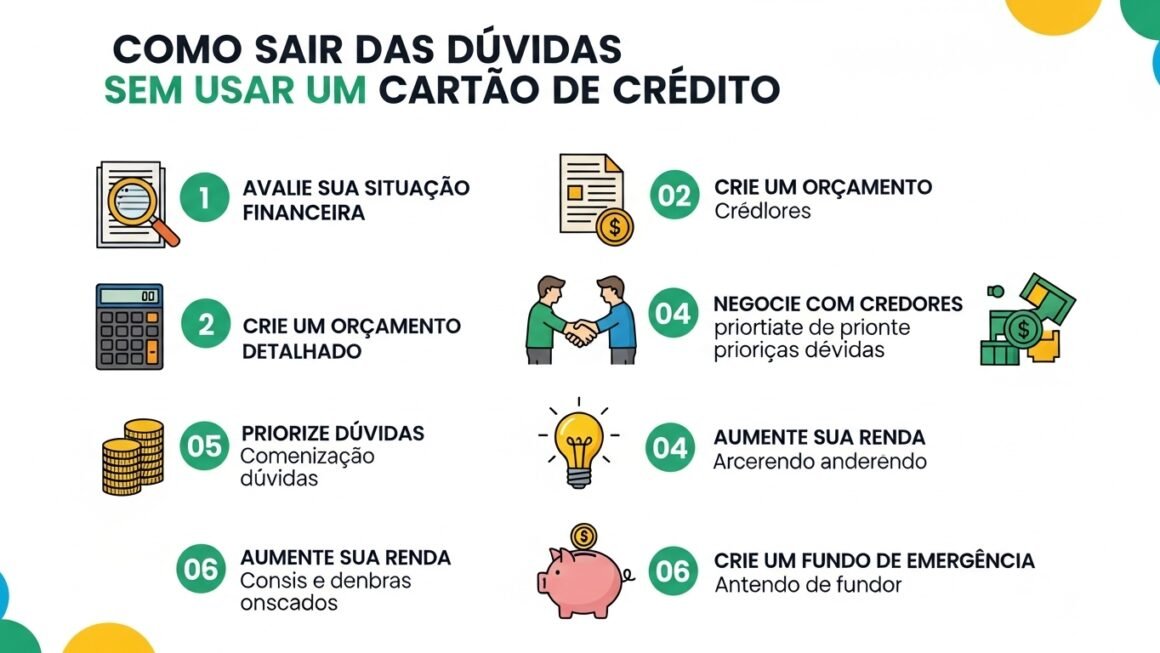 💰 Como Sair das Dívidas Sem Usar Cartão de Crédito