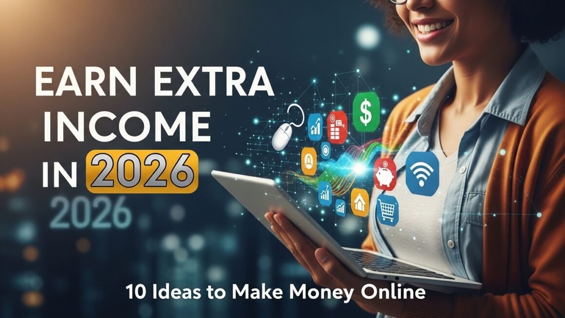 Renda Extra em 2026: 10 Ideias para Ganhar Dinheiro na Internet