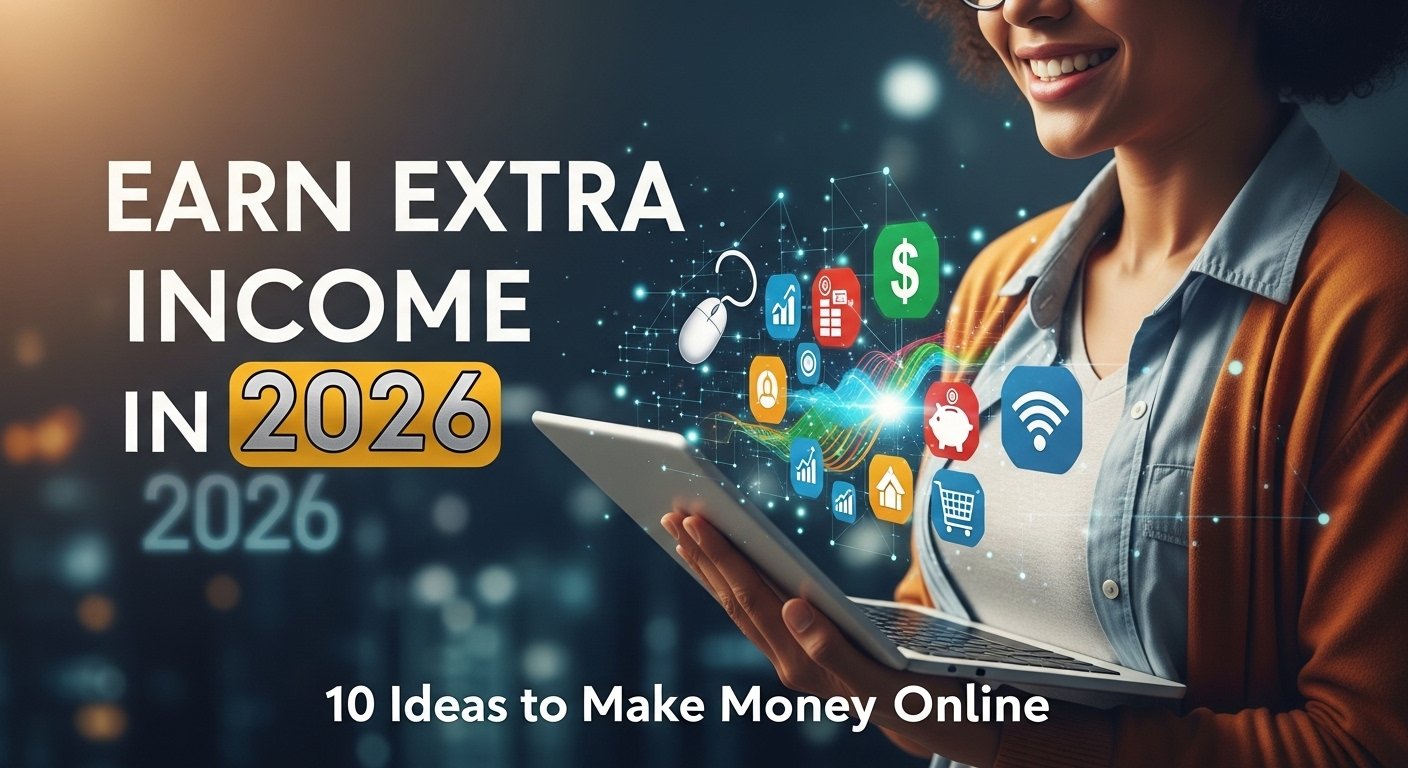 Renda Extra em 2026: 10 Ideias para Ganhar Dinheiro na Internet
