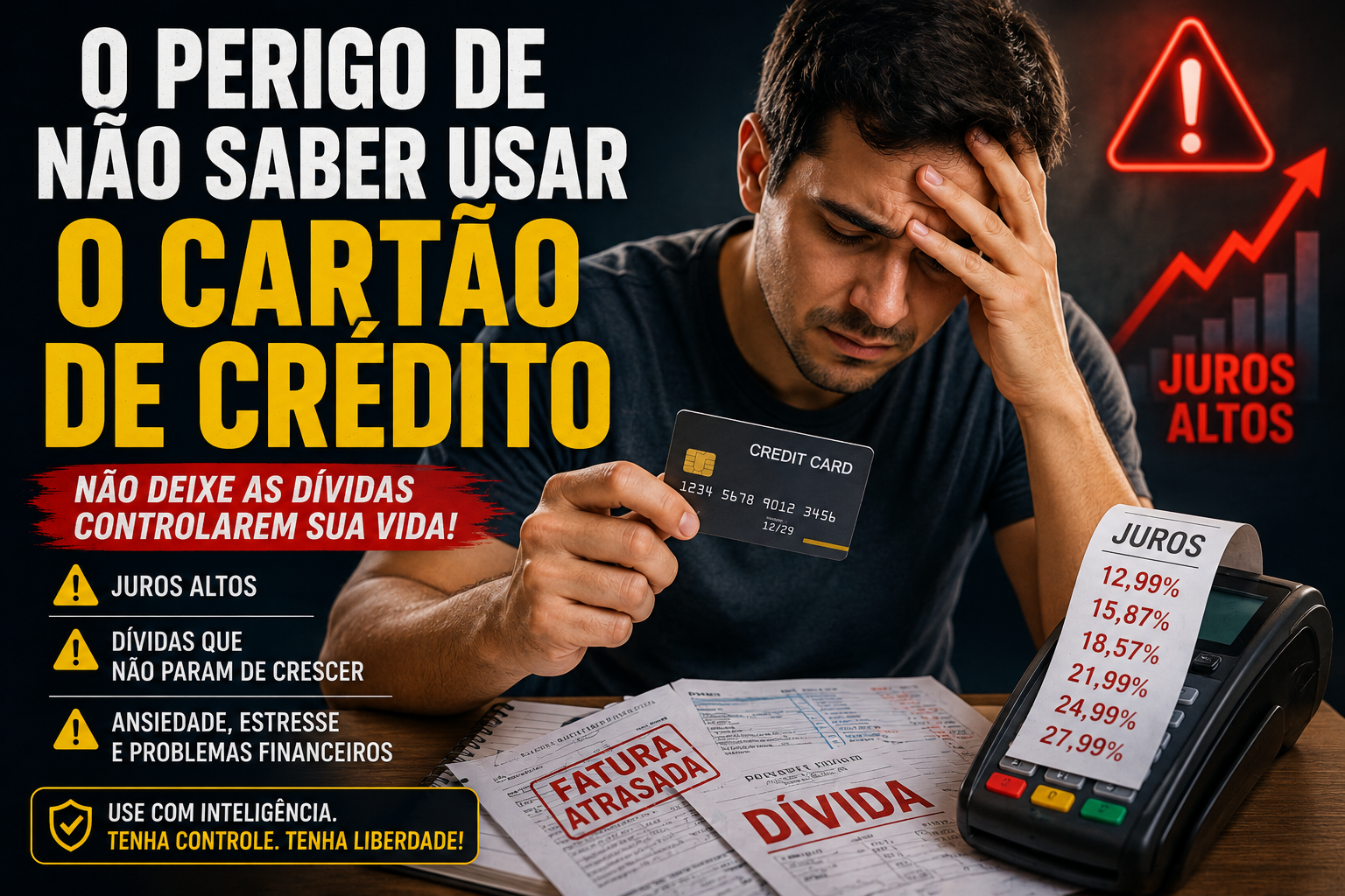 O Perigo de Não Saber Usar o Cartão de Crédito