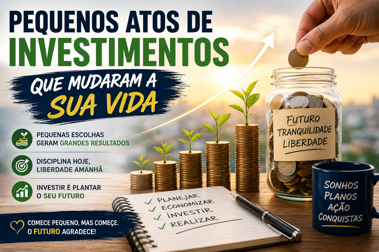 Pequenos Atos de Investimentos Que Mudaram a Sua Vida