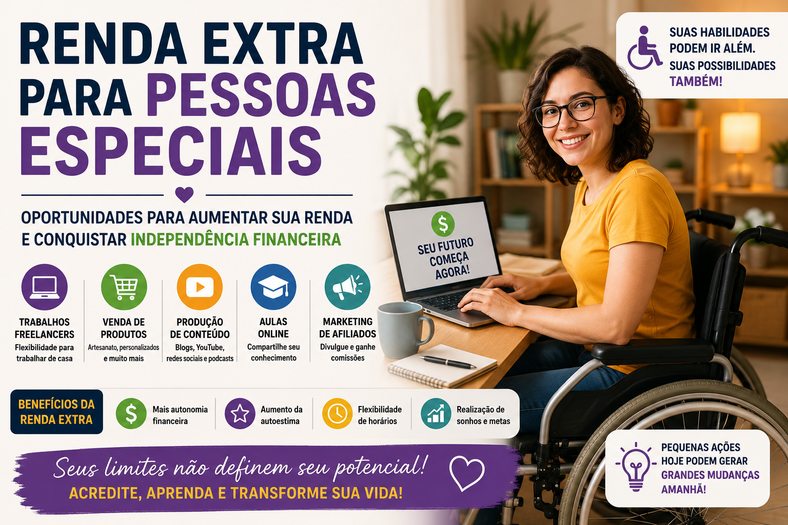 Renda Extra para Pessoas Especiais: